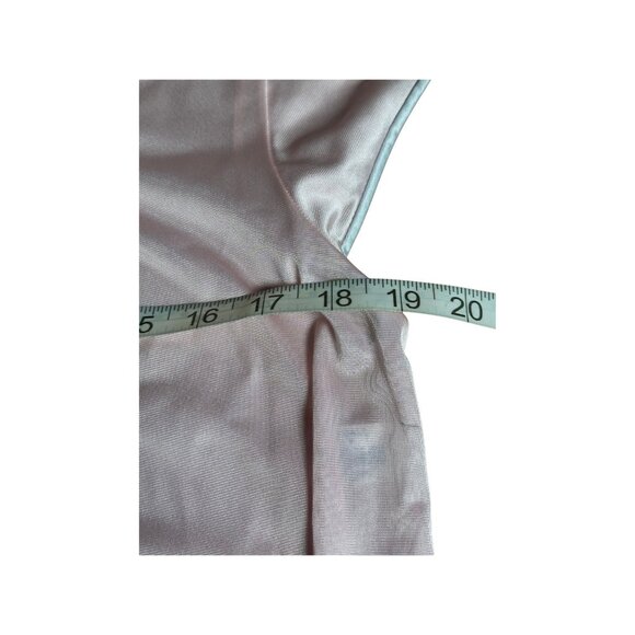 Vintage Lorraine Peignoir Set | Blush Pink Satin Nightgown & Robe | 1980s Embroi - Picture 9 of 10